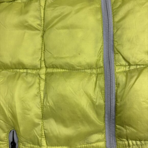 Eddie Bauer First Ascent Vest Womens Medium Yellow EB800 Down Puffer Zip Outdoor - Picture 6 of 10